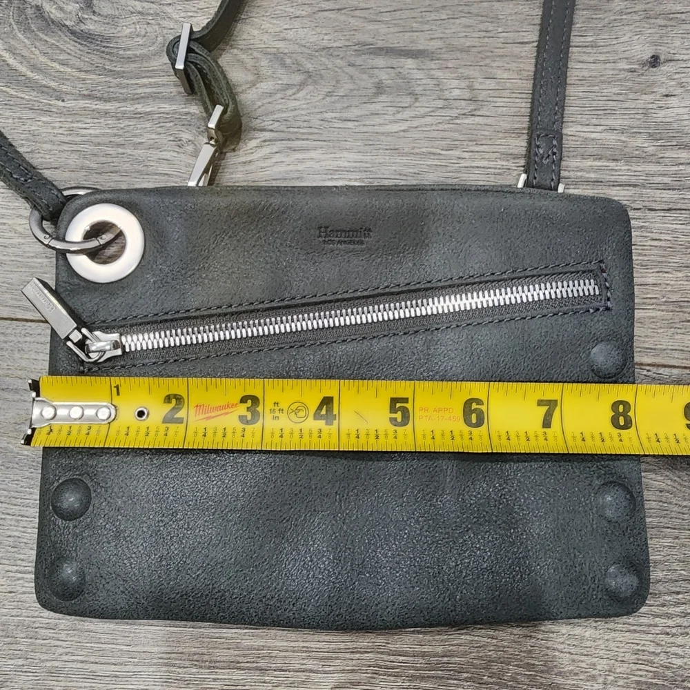 Hammitt Original Nash Grey Leather Bag - Picture 14 of 16